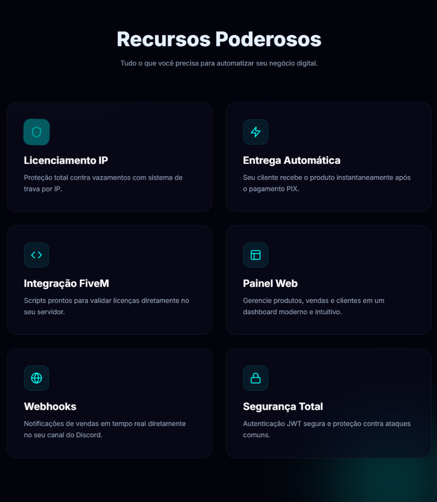Recursos do DreamMods
