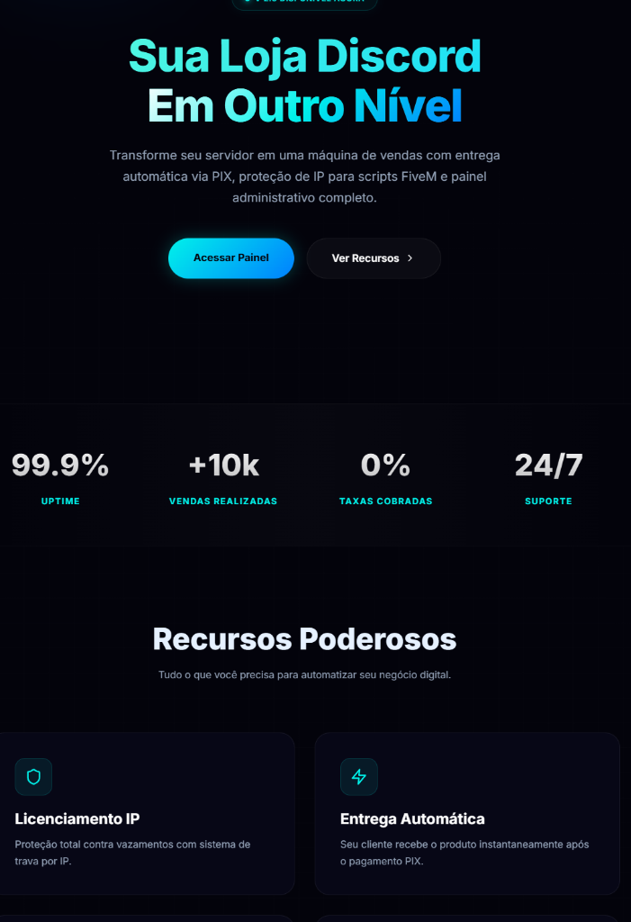 Landing Page DreamMods
